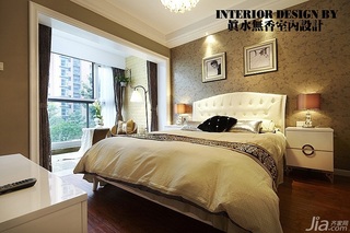 公寓奢华豪华型130平米卧室卧室背景墙床图片