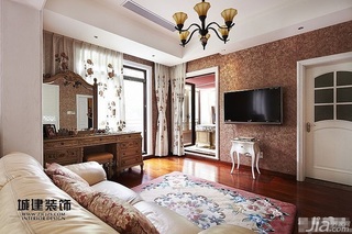 新古典风格别墅温馨20万以上卧室沙发图片