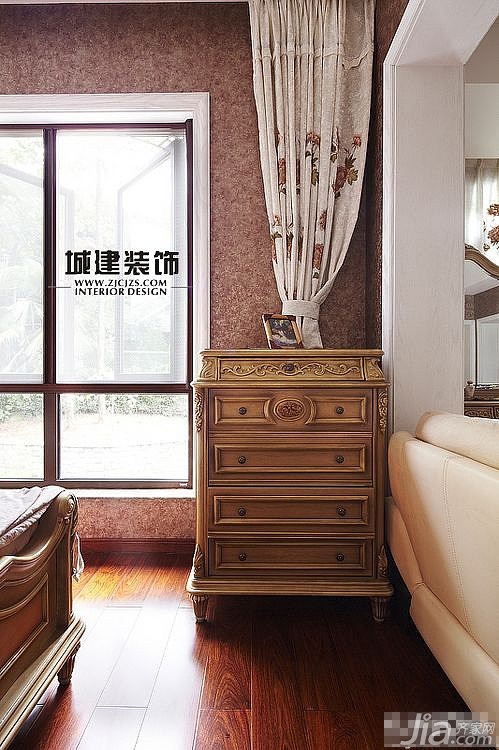 新古典风格,欧式风格,20万以上装修,别墅装修,卧室,收纳柜,城建装饰