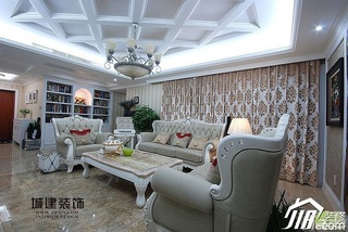 欧式风格三居室奢华15-20万客厅沙发效果图
