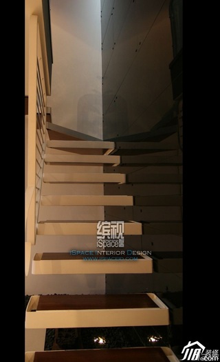 简约风格复式富裕型楼梯设计