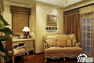 欧式风格别墅豪华型卧室沙发效果图