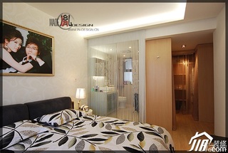 简约风格公寓经济型120平米卧室床效果图