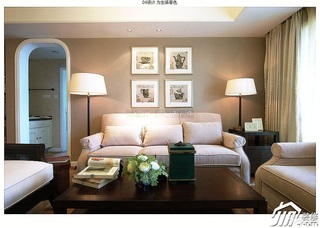 混搭风格公寓简洁富裕型120平米沙发背景墙沙发效果图