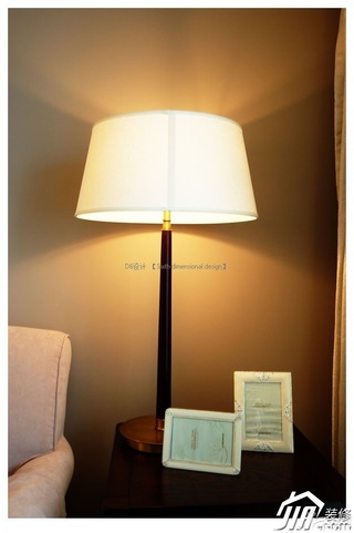 混搭风格公寓简洁富裕型120平米客厅灯具图片