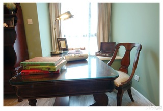 混搭风格公寓富裕型120平米书房书桌效果图
