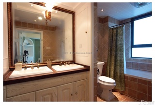 混搭风格公寓富裕型120平米卫生间洗手台图片