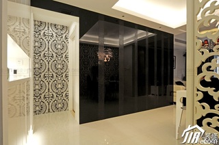 混搭风格二居室简洁富裕型120平米客厅设计图