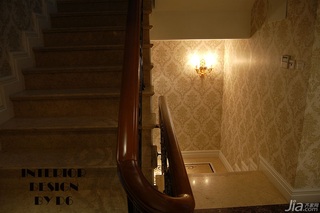 欧式风格别墅豪华型楼梯装修效果图