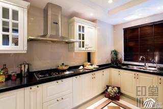 欧式风格别墅简洁富裕型厨房橱柜定做