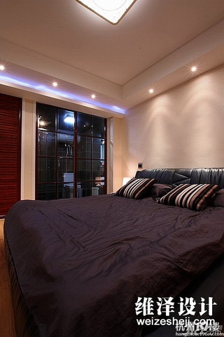 公寓大气富裕型卧室床图片