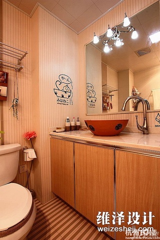 简约风格公寓时尚白色富裕型110平米卫生间浴室柜效果图
