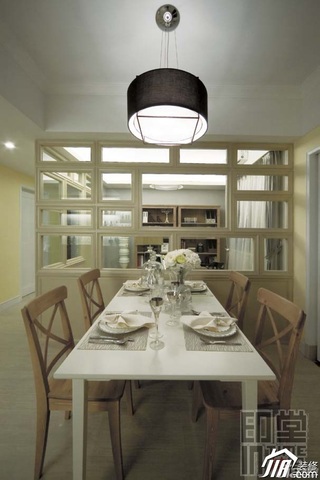 简约风格公寓经济型120平米餐厅餐桌效果图