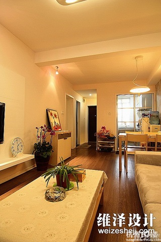 简约风格公寓富裕型60平米客厅茶几效果图