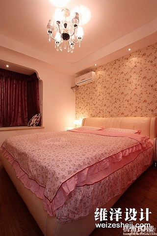 混搭风格公寓小清新富裕型卧室飘窗床图片