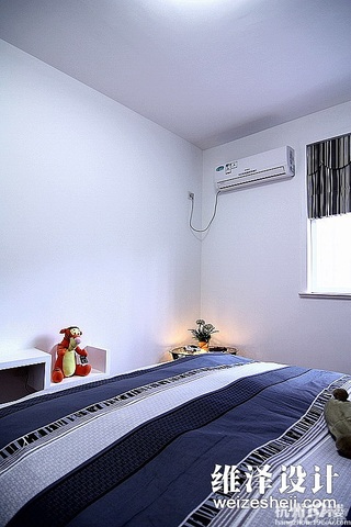 简约风格公寓大气富裕型90平米卧室床效果图