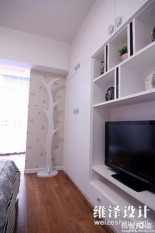 简约风格公寓大气富裕型90平米卧室电视柜图片