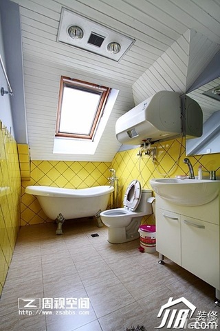 新古典风格别墅富裕型140平米以上阁楼浴室柜效果图