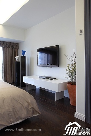 三米设计简约风格复式富裕型卧室设计