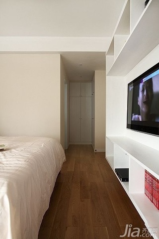 混搭风格公寓时尚原木色100平米卧室改造