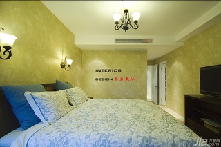 四房小清新暖色调富裕型140平米以上卧室壁纸图片