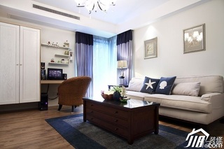 简约风格公寓温馨暖色调富裕型80平米客厅沙发背景墙沙发图片