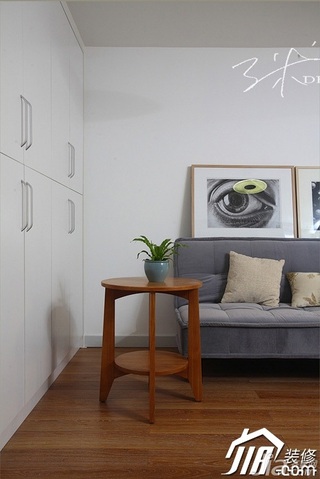 三米设计美式乡村风格复式富裕型沙发图片