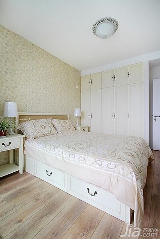 田园风格别墅富裕型140平米以上卧室床头柜图片