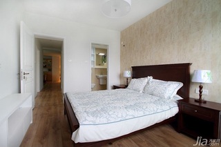 田园风格别墅富裕型140平米以上卧室床图片