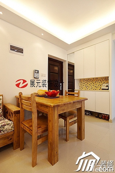 简约风格,温馨,原木色装修,富裕型装修,二居室装修,餐厅,餐桌