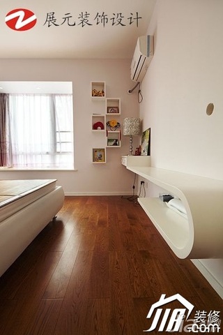 简约风格别墅温馨暖色调富裕型140平米以上卧室装修效果图
