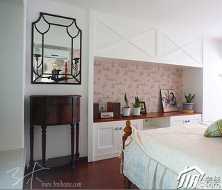 三米设计东南亚风格复式富裕型卧室装潢
