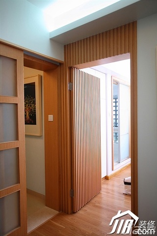 三米设计简约风格二居室经济型90平米过道设计图纸