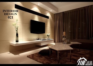 三居室时尚20万以上130平米客厅电视背景墙电视柜图片