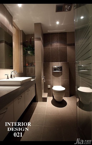 三居室20万以上130平米卫生间设计图