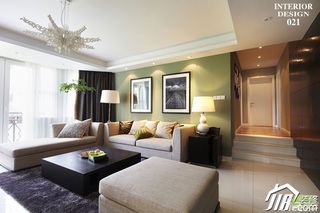简约风格四房富裕型客厅沙发背景墙沙发图片