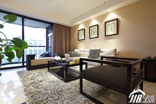 公寓时尚暖色调富裕型140平米以上客厅沙发效果图