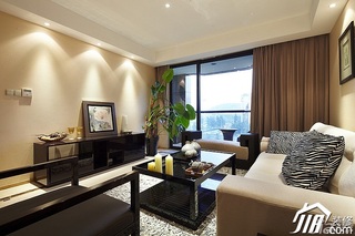 公寓时尚暖色调富裕型140平米以上客厅沙发图片