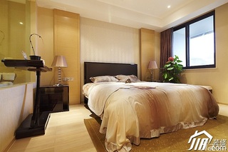 公寓时尚暖色调富裕型140平米以上卧室灯具效果图