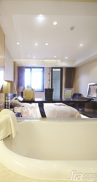 公寓时尚暖色调富裕型140平米以上卫生间改造