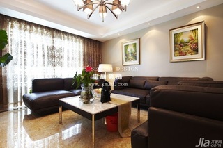 简约风格公寓简洁冷色调富裕型130平米客厅沙发背景墙沙发图片