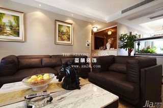 简约风格公寓简洁冷色调富裕型130平米客厅沙发背景墙沙发图片