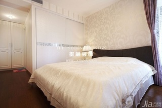简约风格公寓冷色调富裕型130平米卧室床效果图