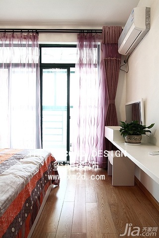 欧式风格公寓时尚咖啡色富裕型110平米卧室效果图