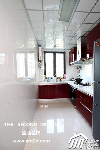 简约风格公寓大气富裕型130平米厨房橱柜图片
