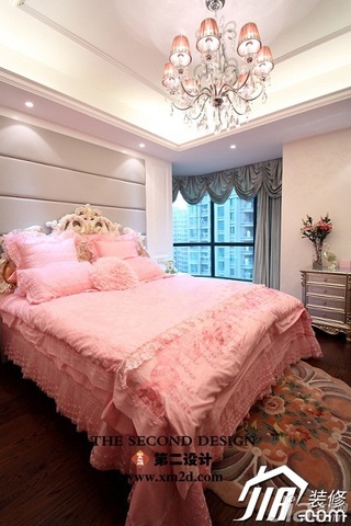 欧式风格奢华金色豪华型140平米以上卧室灯具图片