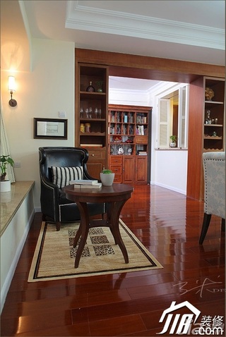 三米设计美式风格二居室经济型130平米过道沙发图片