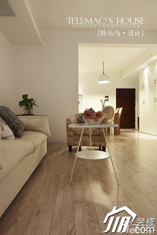简约风格三居室温馨富裕型140平米以上客厅沙发图片