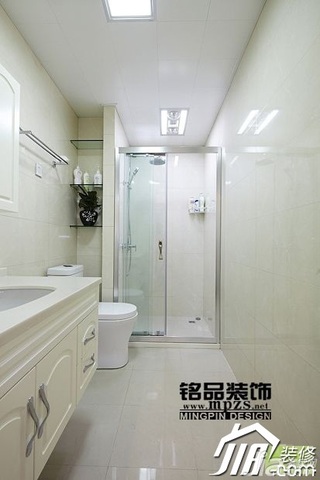 简约风格二居室15-20万90平米卫生间洗手台图片