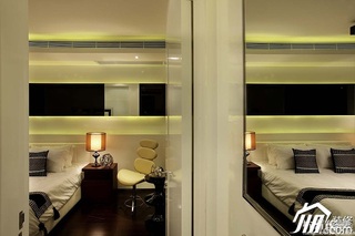 新古典风格公寓富裕型卧室床头柜图片